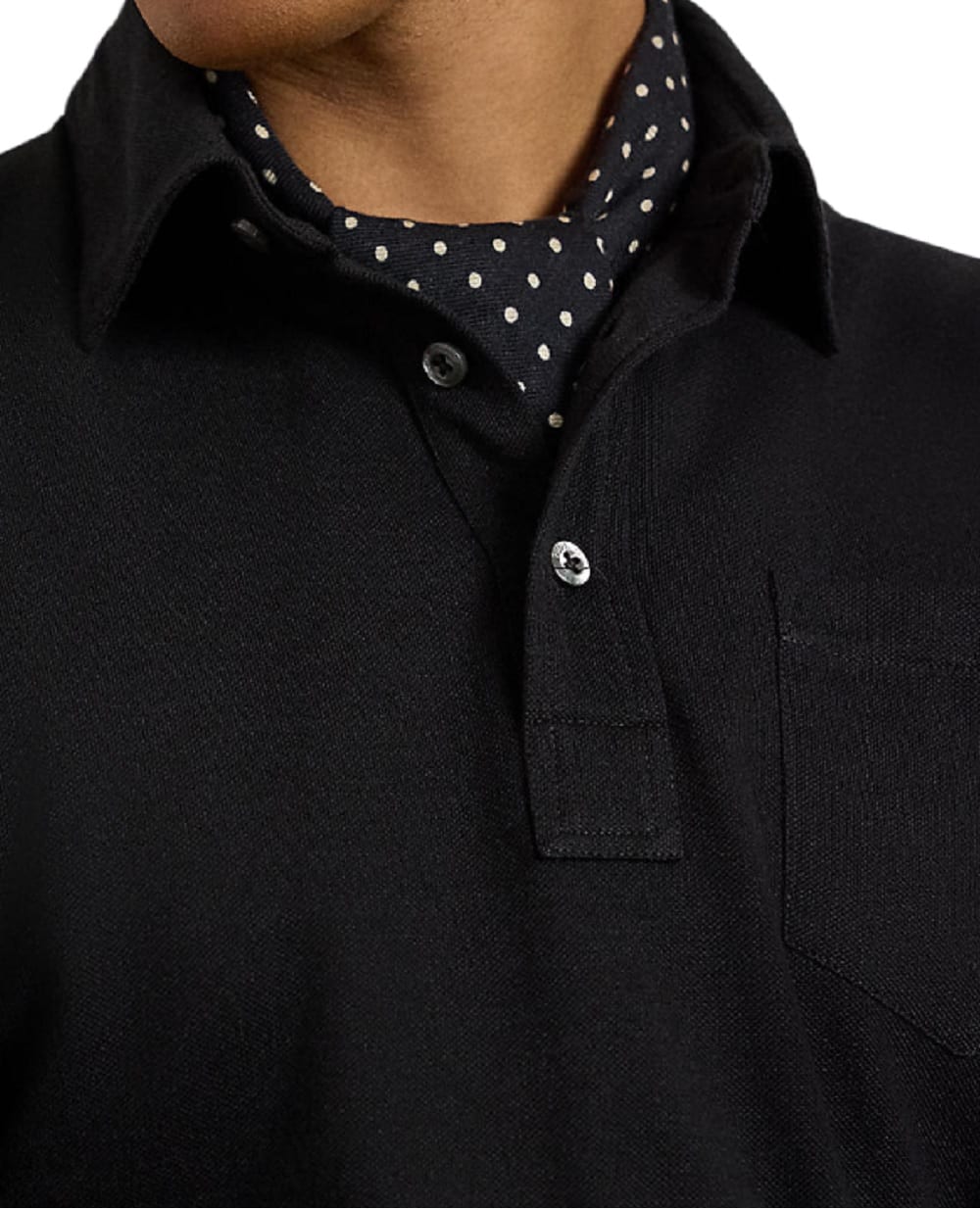 Поло Ralph Lauren Purple Label 790973387001, черный цвет • Купить в интернет-магазине Kameron