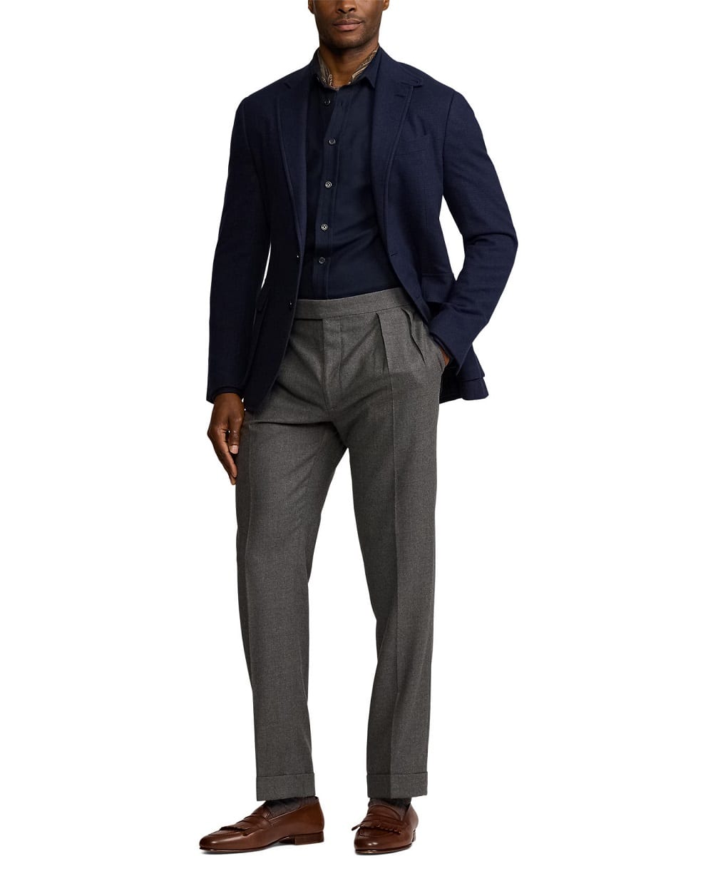 Штани Ralph Lauren Purple Label 798958375001, сірий колір • Купити в інтернет-магазині Kameron