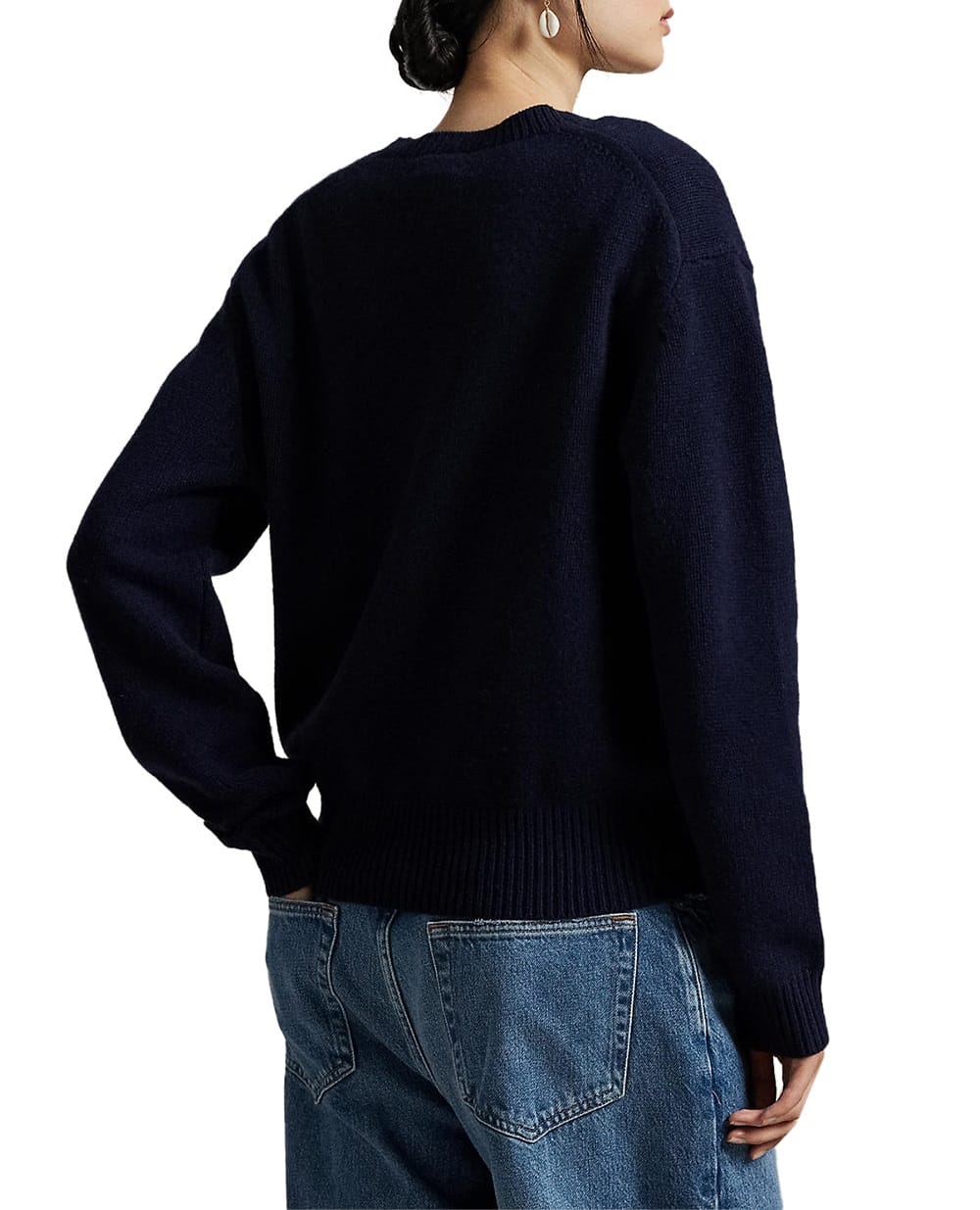 Свитер из шерсти и кашемира Polo Bear Polo Ralph Lauren 211972139001, темно-синий цвет • Купить в интернет-магазине Kameron