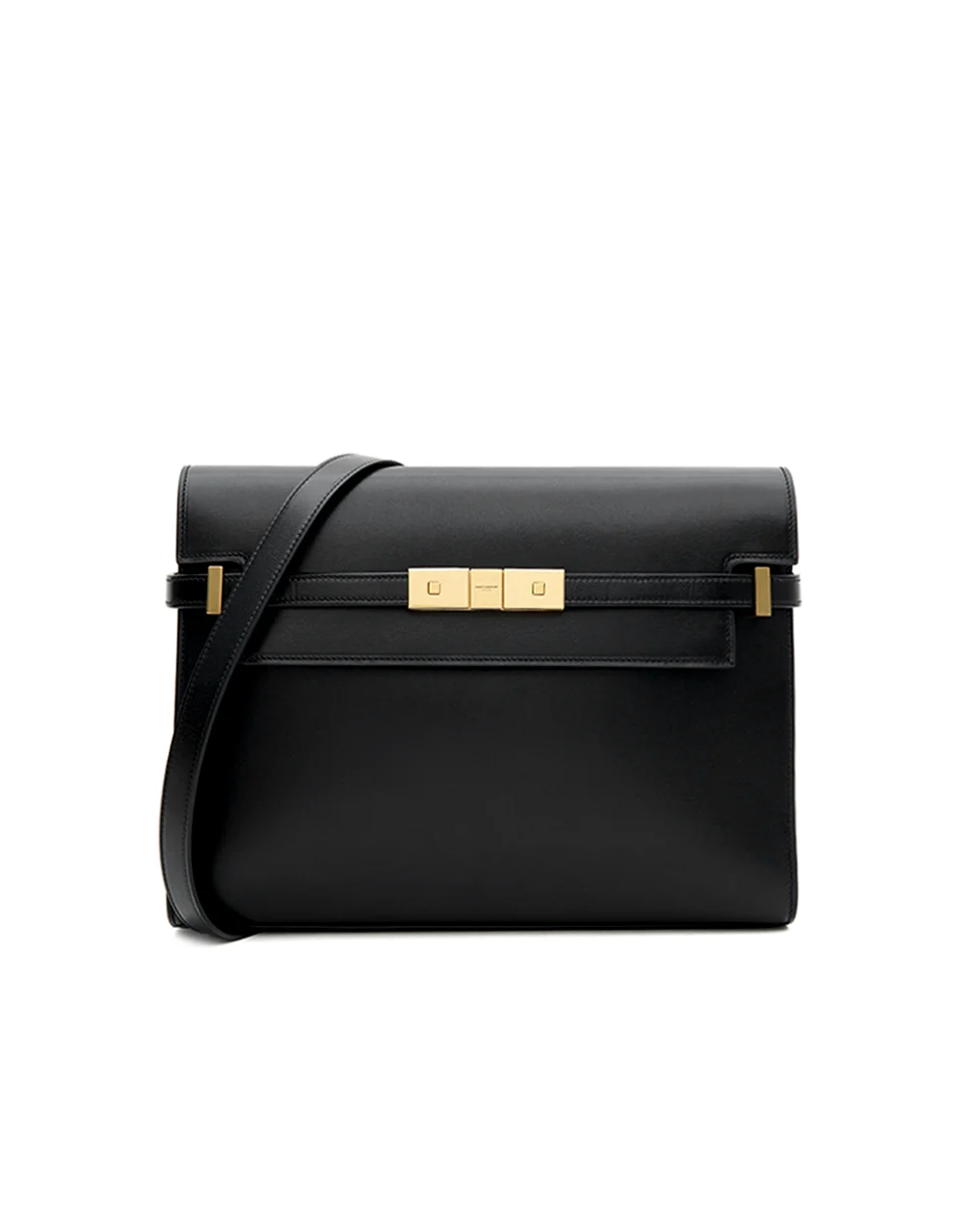 Кожаная сумка Manhattan Saint Laurent 579271-0SX0W, черный цвет • Купить в интернет-магазине Kameron