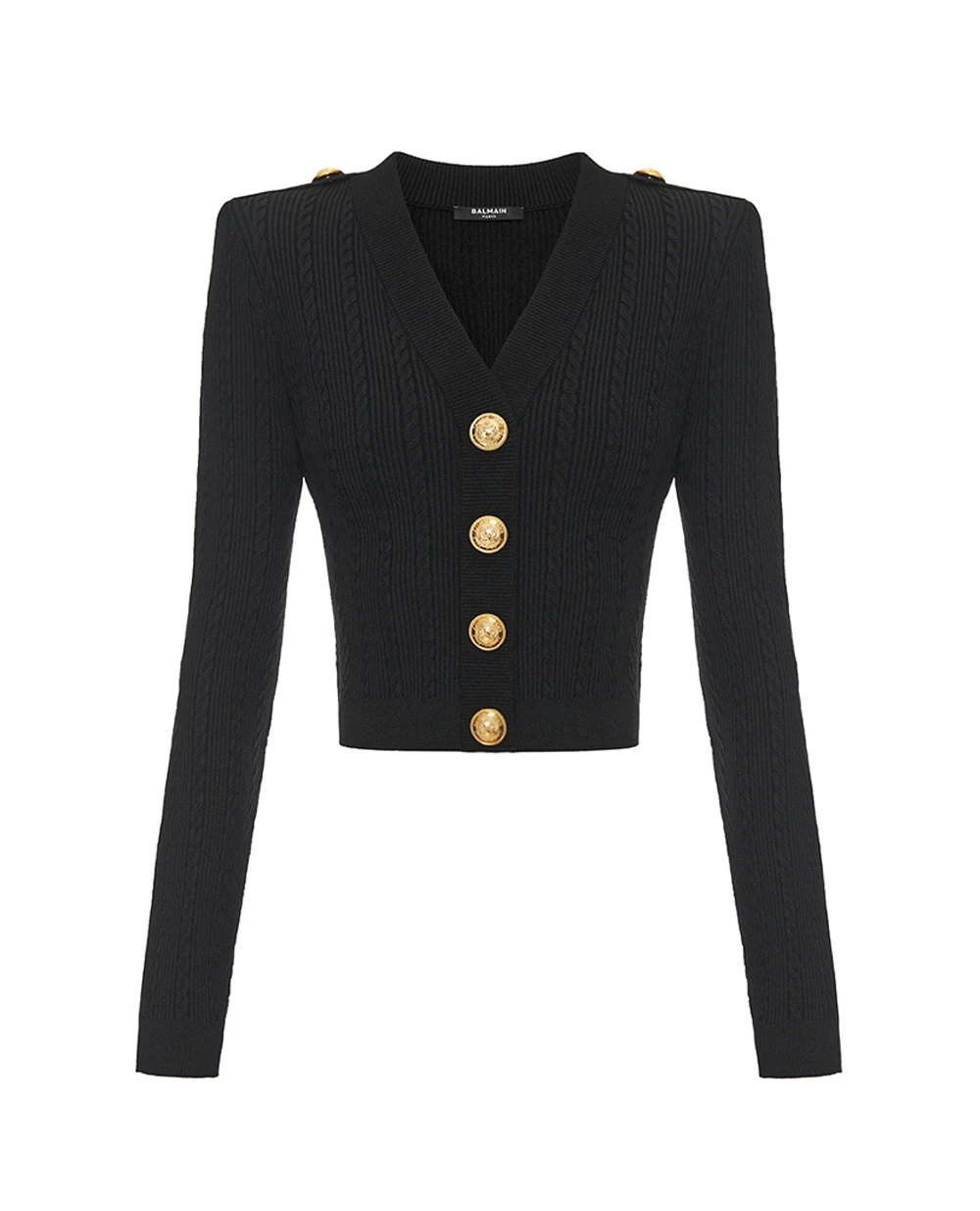 Кардиган Balmain FF1KL245KI50, черный цвет • Купить в интернет-магазине Kameron