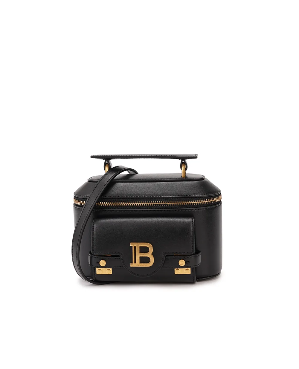 Кожаная сумка B-Buzz Balmain EN1BH952LSLX, черный цвет • Купить в интернет-магазине Kameron