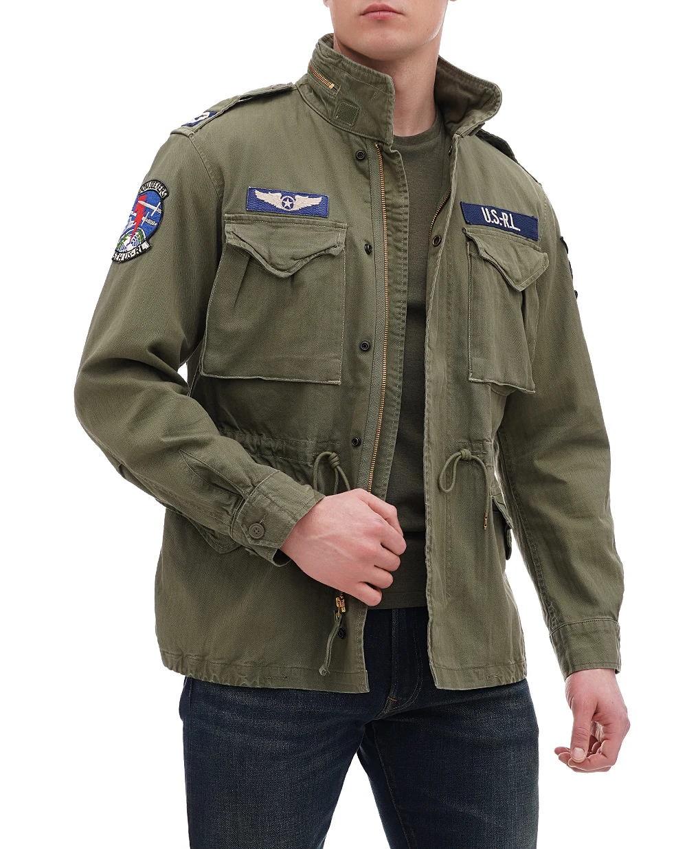 Куртка M65 Field Jacket Polo Ralph Lauren 710961616001, оливковый цвет • Купить в интернет-магазине Kameron
