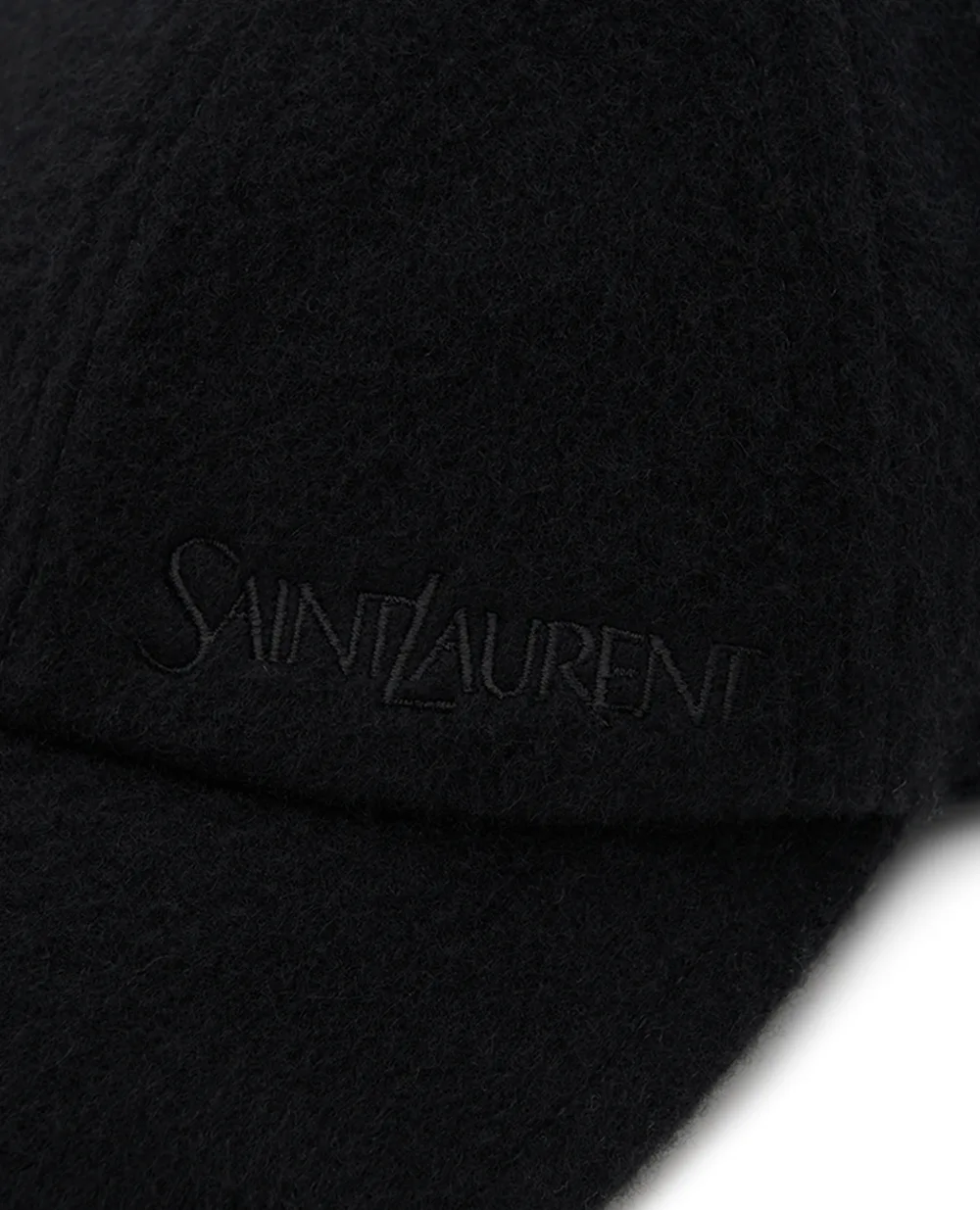 Кепка з кашеміру Saint Laurent 810947-3YR01, чорний колір • Купити в інтернет-магазині Kameron