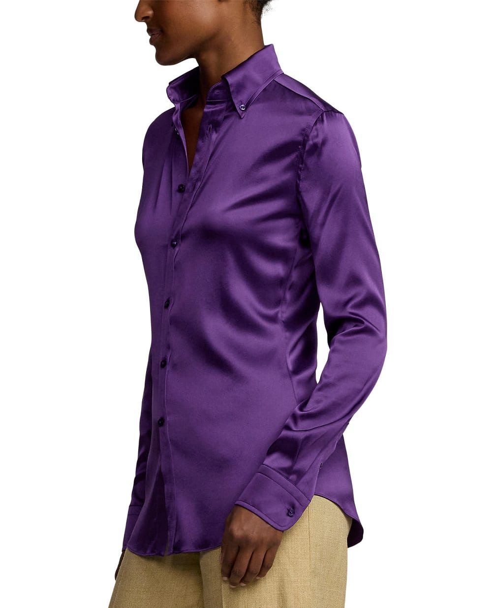 Рубашка Ralph Lauren Collection 290960548004, фиолетовый цвет • Купить в интернет-магазине Kameron