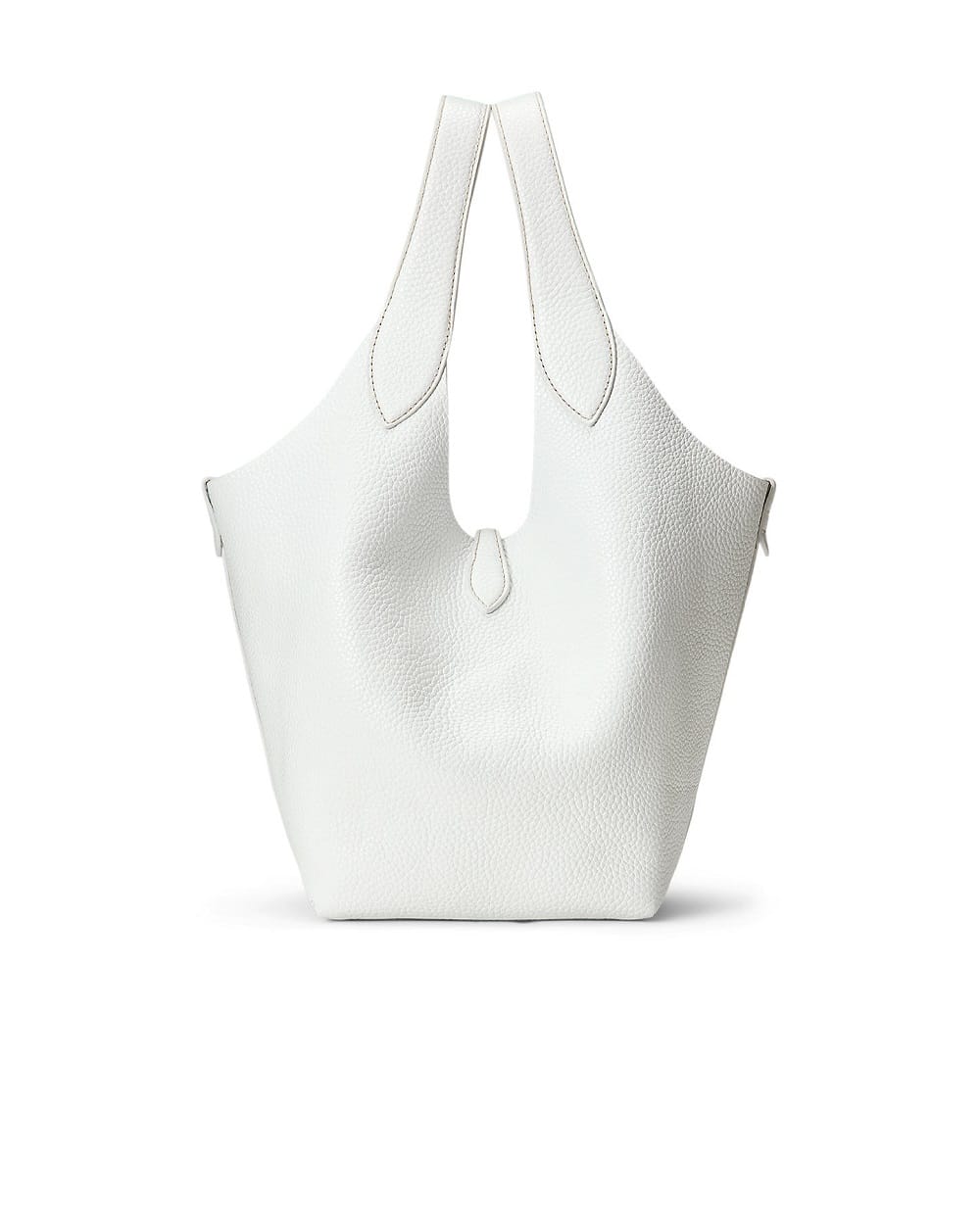 Сумка-тоут Polo Play из телячьей кожи Polo Ralph Lauren 428938031012, белый цвет • Купить в интернет-магазине Kameron