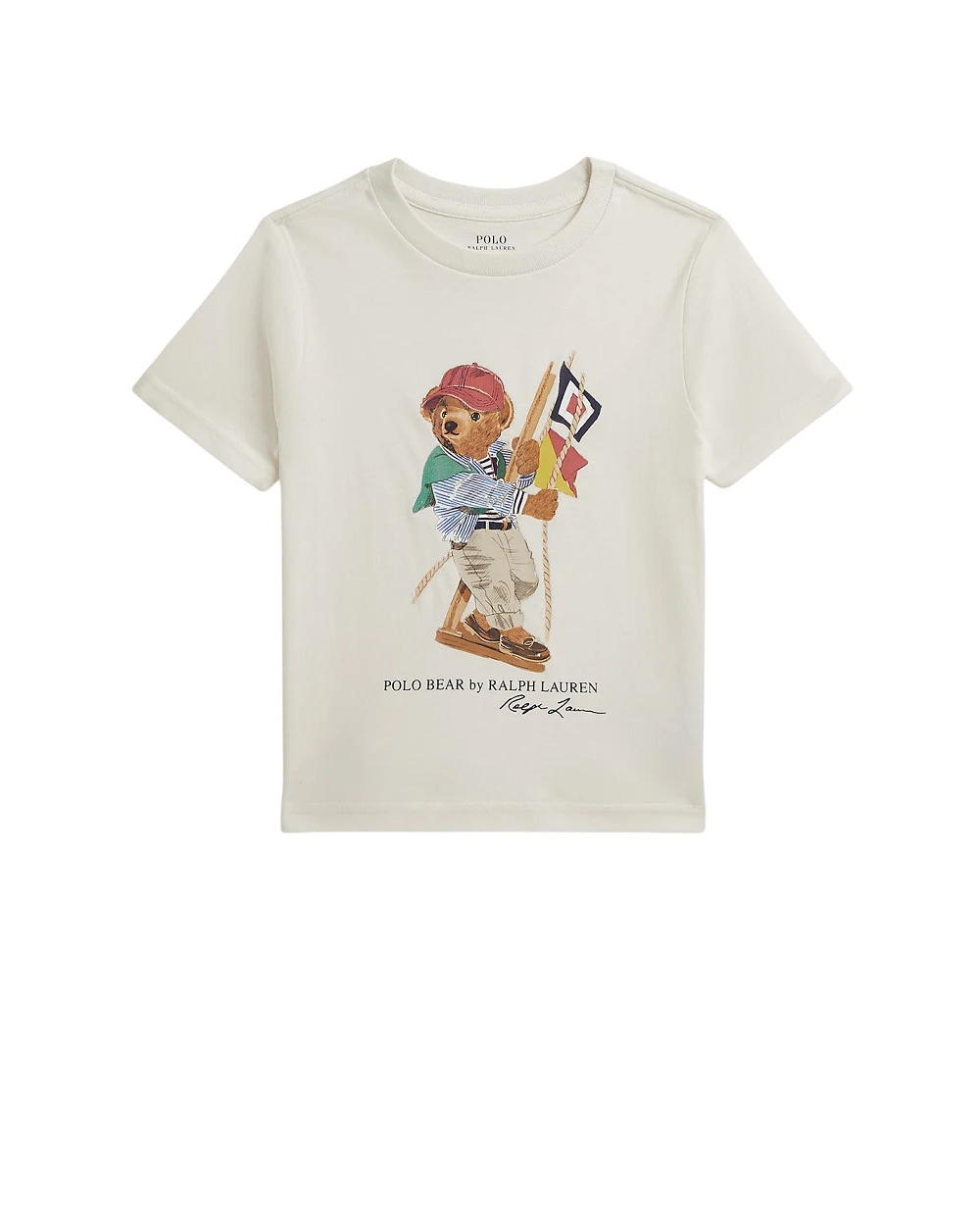 Дитяча футболка Polo Bear Polo Ralph Lauren Kids 322A12428002, білий колір • Купити в інтернет-магазині Kameron