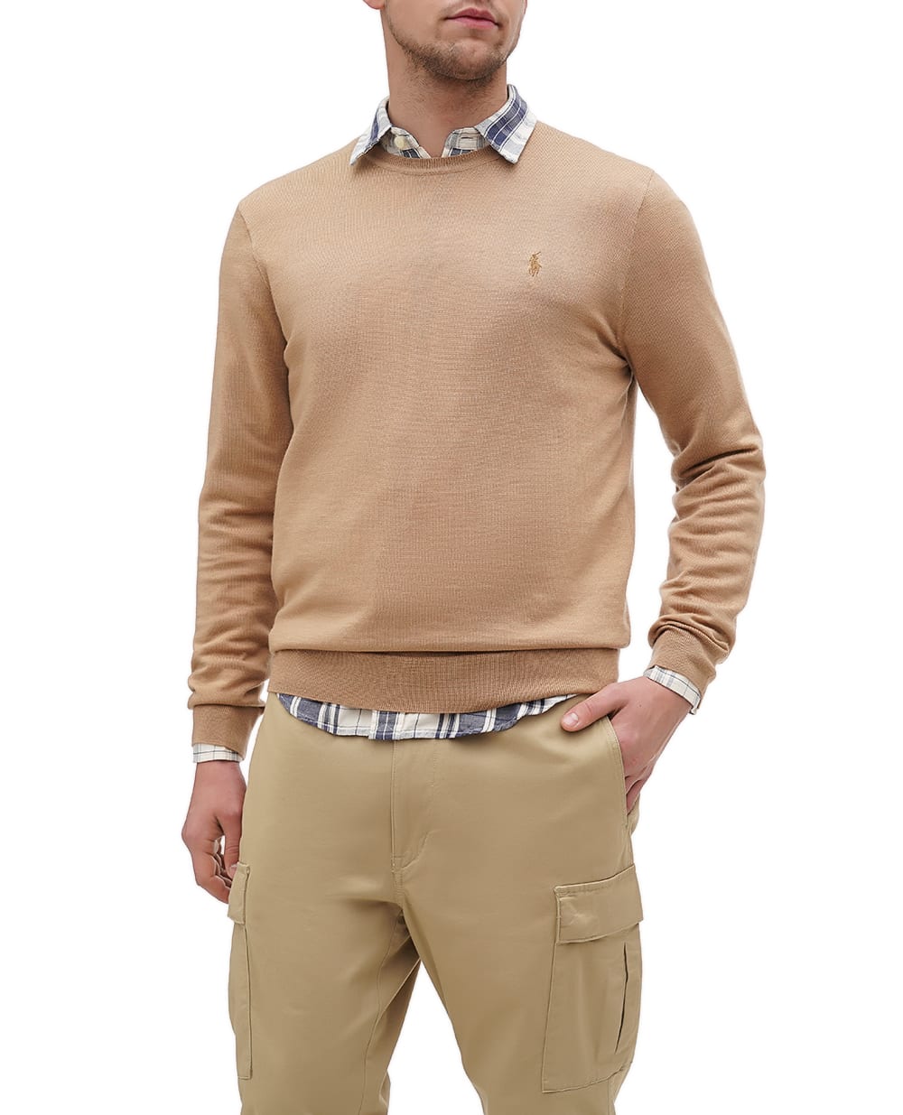 Джемпер Polo Ralph Lauren 710946143009, коричневый цвет • Купить в интернет-магазине Kameron