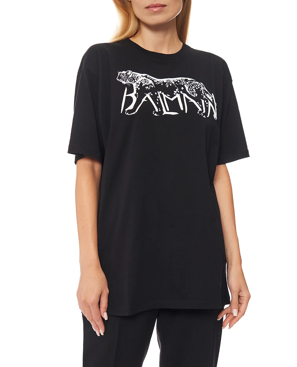 Футболка Balmain FF0EH005GF22, черный цвет • Купить в интернет-магазине Kameron