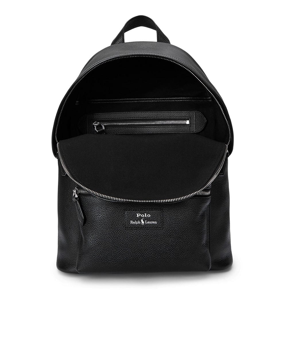 Рюкзак из зернистой кожи Polo Ralph Lauren 405962456001, черный цвет • Купить в интернет-магазине Kameron