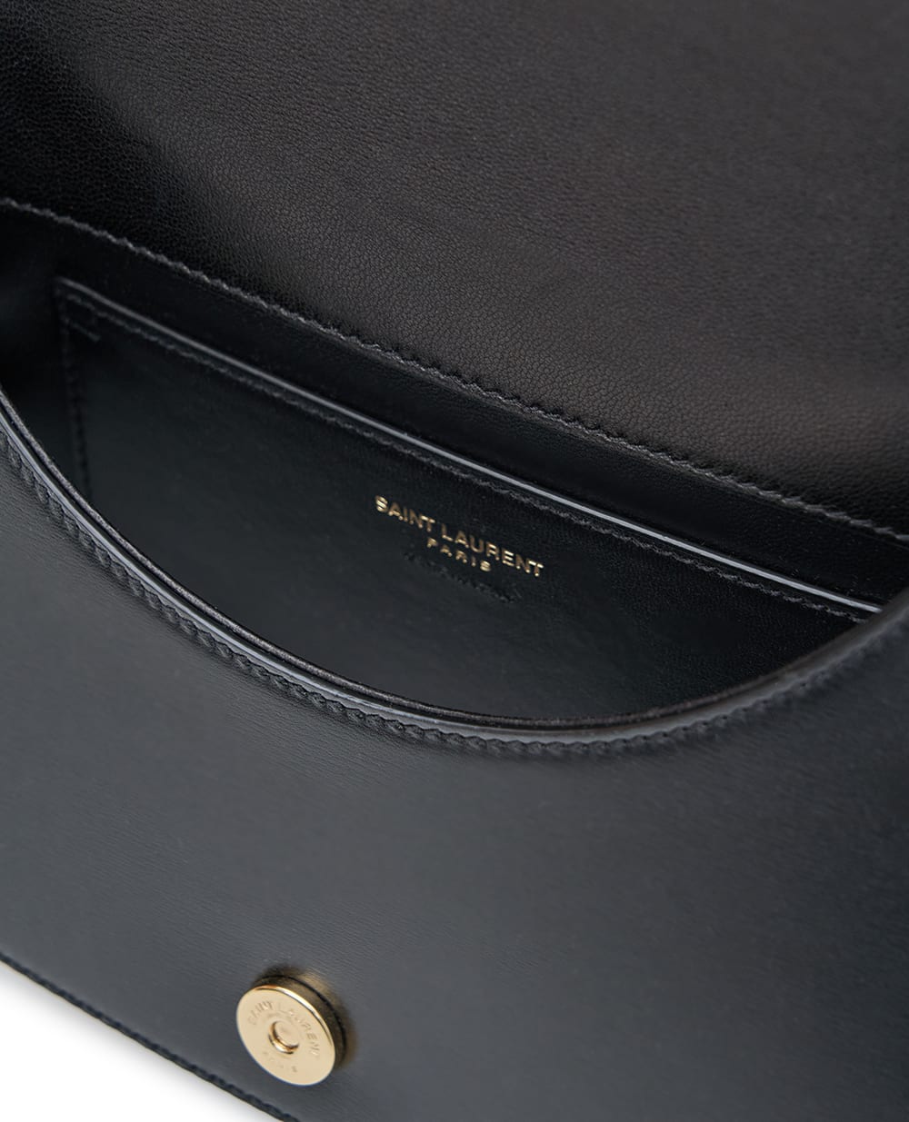 Кожаная сумка Voltaire Saint Laurent 844299-AAFF9, черный цвет • Купить в интернет-магазине Kameron
