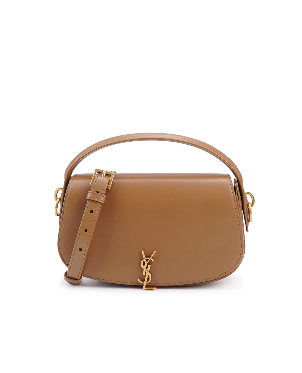 Кожаная сумка Voltaire In Box Saint Laurent 787671-0SX0W, коричневый цвет • Купить в интернет-магазине Kameron