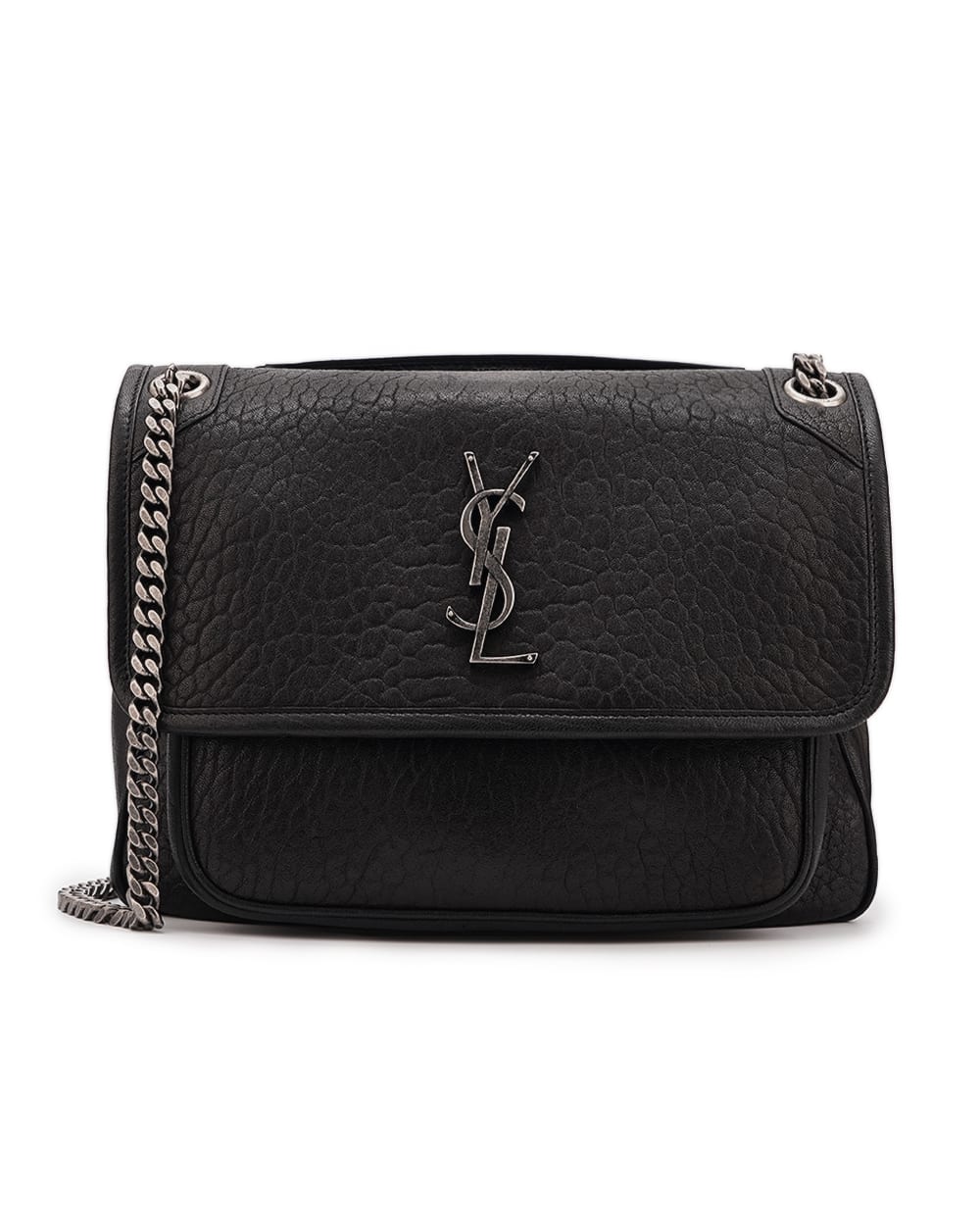 Кожаная сумка Niki Medium Saint Laurent 633178-AACIA, черный цвет • Купить в интернет-магазине Kameron