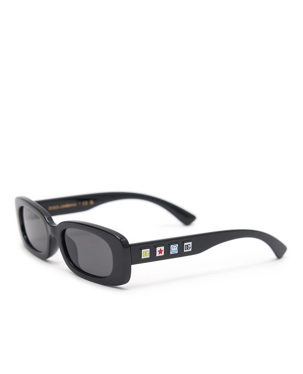 Детские солнцезащитные очки Dolce&Gabbana Kids 6006U501-8746, черный цвет • Купить в интернет-магазине Kameron