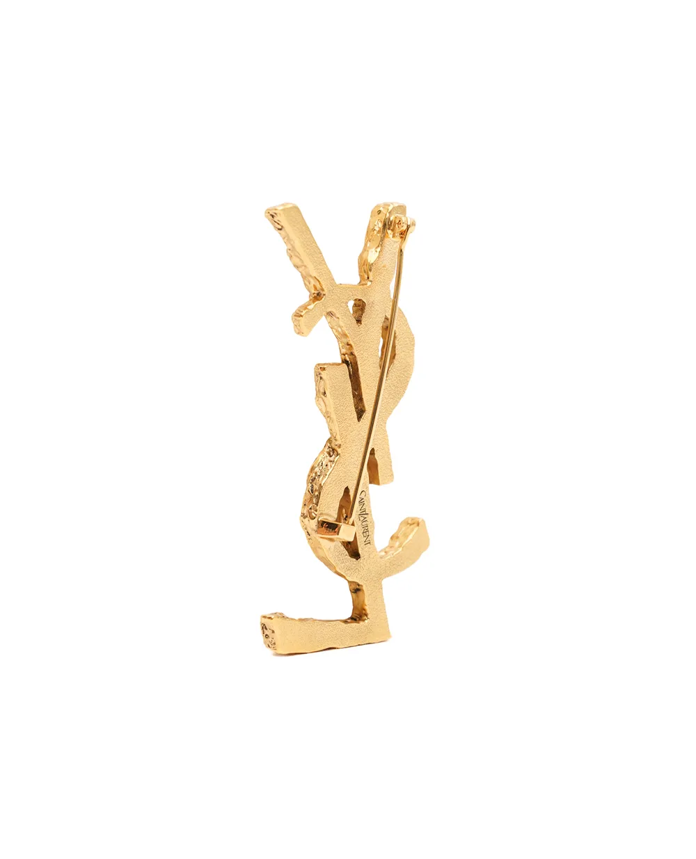 Брошь Cassandre с драгоценными камнями Saint Laurent 833952-YOTPS, золотой цвет • Купить в интернет-магазине Kameron