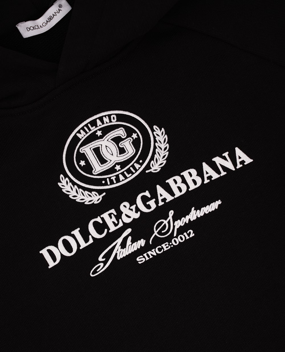 Детское худи (костюм) Dolce&Gabbana Kids L4JWKZ-G7N4O-B, черный цвет • Купить в интернет-магазине Kameron