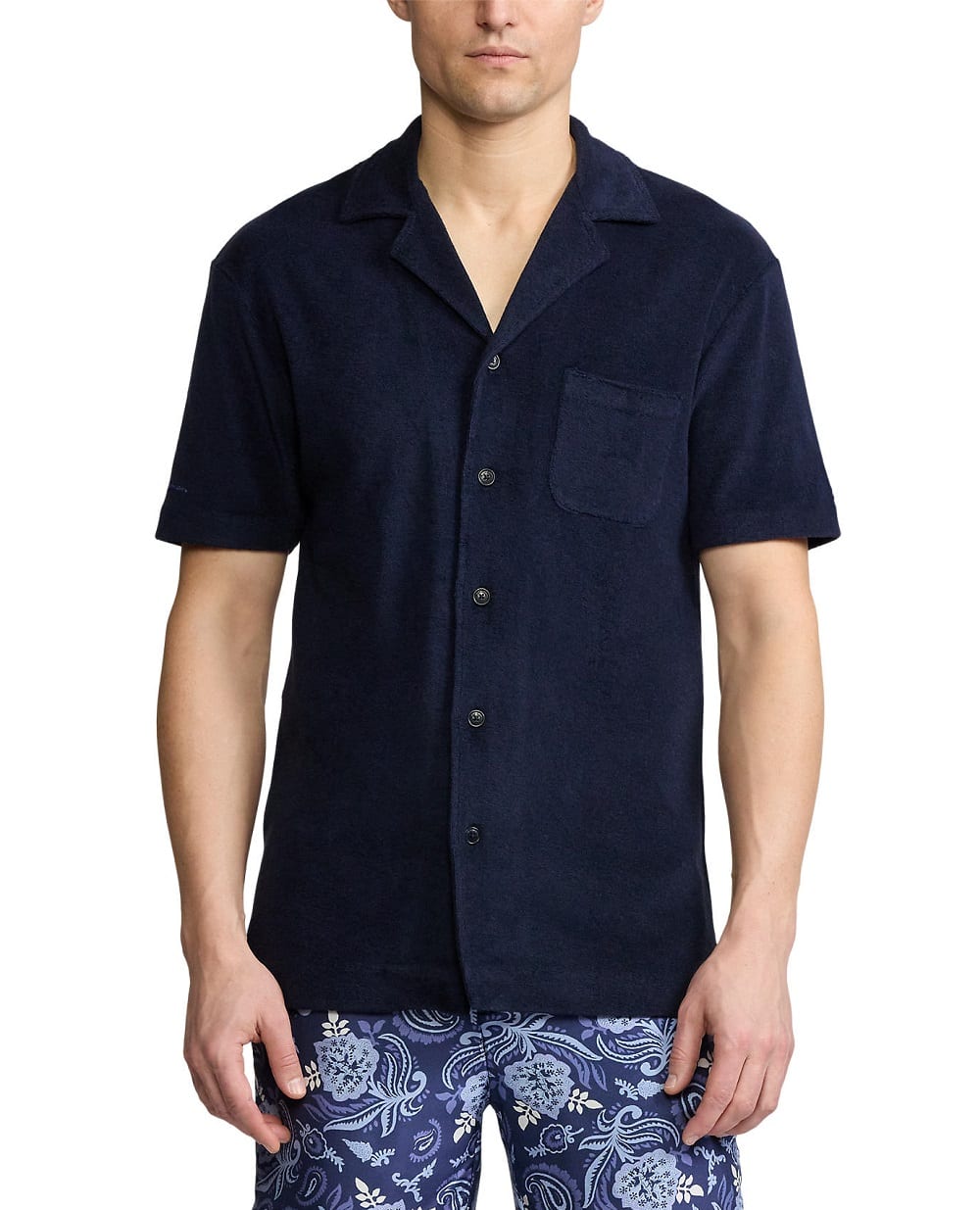 Рубашка Ralph Lauren Purple Label 790963425001, темно-синий цвет • Купить в интернет-магазине Kameron