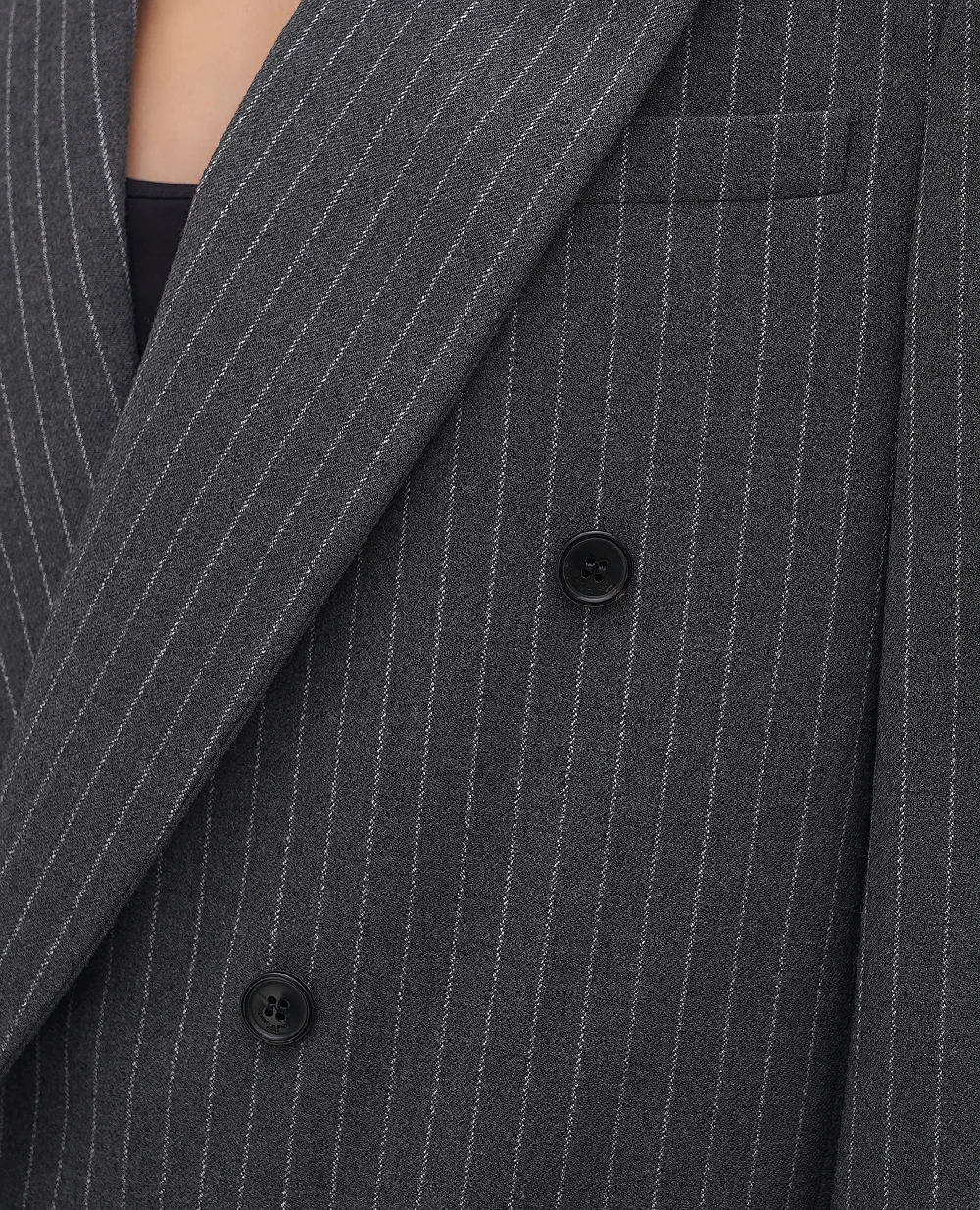 Жакет Saint Laurent 762930-Y5H37, сірий колір • Купити в інтернет-магазині Kameron