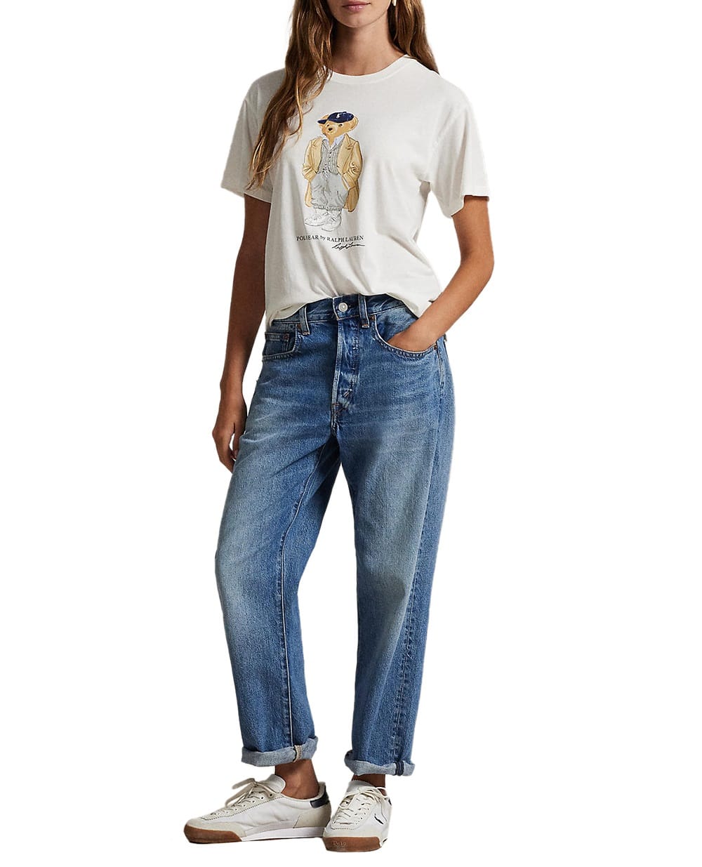 Футболка Polo Bear Polo Ralph Lauren 211971752001, белый цвет • Купить в интернет-магазине Kameron