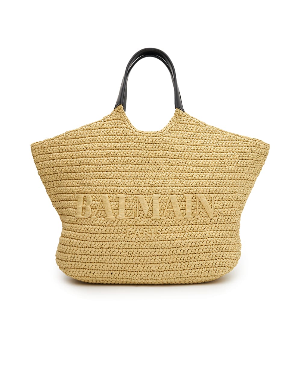 Сумка-тоут Balmain HN1FB078TRCH, бежевый цвет • Купить в интернет-магазине Kameron