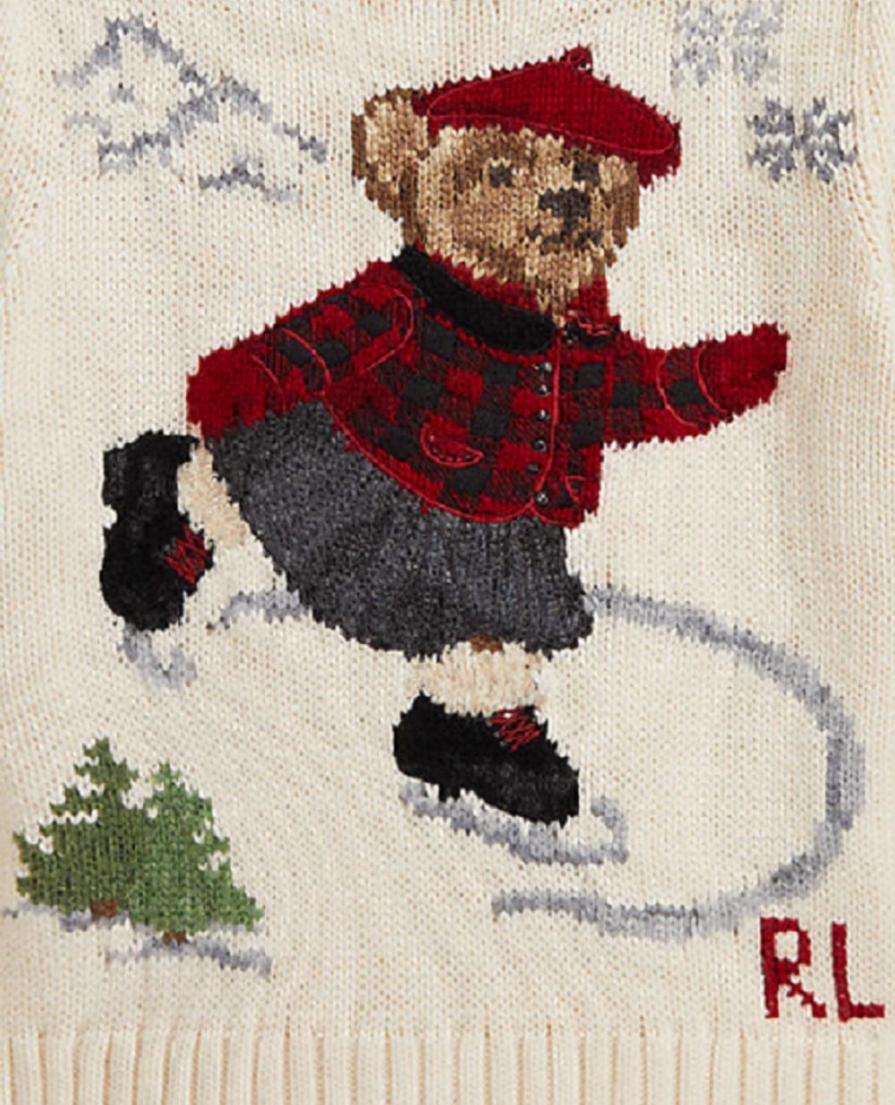 Детский свитер Polo Bear Polo Ralph Lauren Kids 312980680001, бежевый цвет • Купить в интернет-магазине Kameron