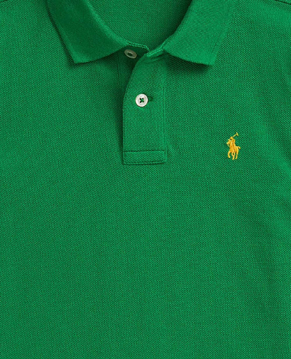 Детское поло Polo Ralph Lauren Kids 322703632501, зеленый цвет • Купить в интернет-магазине Kameron
