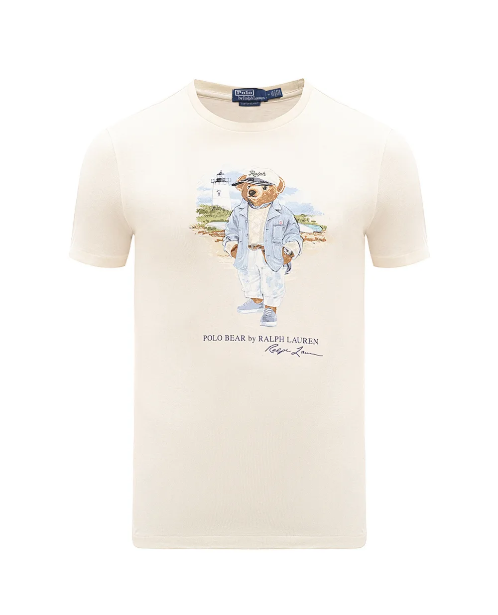 Футболка Polo Bear Polo Ralph Lauren 710969630001, белый цвет • Купить в интернет-магазине Kameron