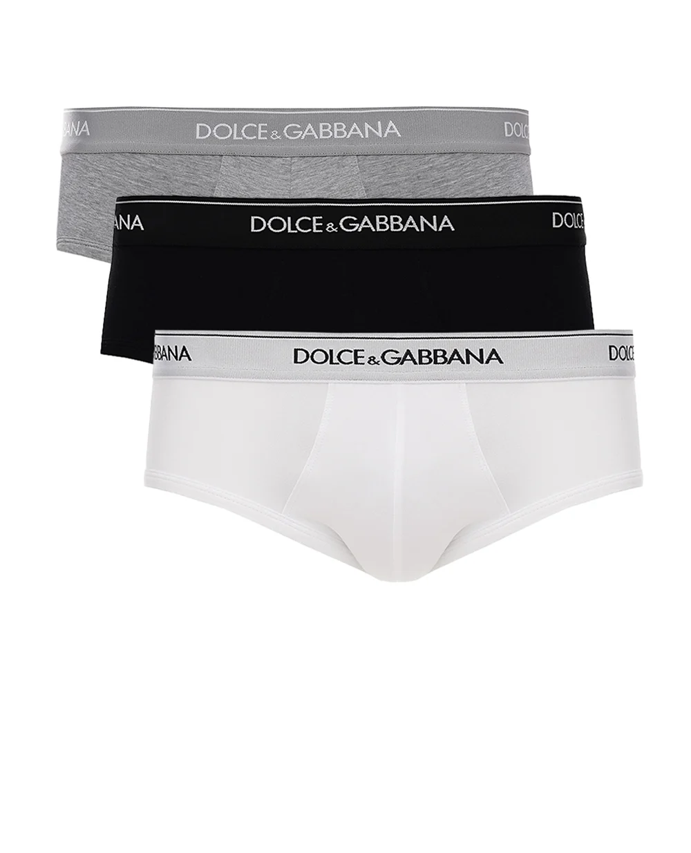 Брифы (3 шт.) Dolce&Gabbana M9D81J-ONN95, разноцветный цвет • Купить в интернет-магазине Kameron