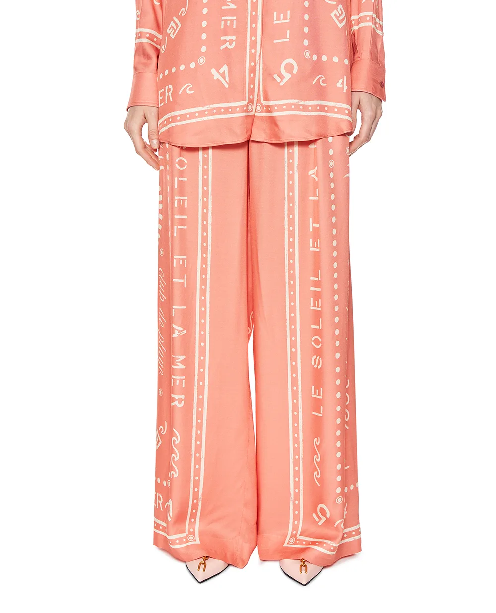 Брюки (костюм) Balmain GF0PN215VI91, розовый цвет • Купить в интернет-магазине Kameron