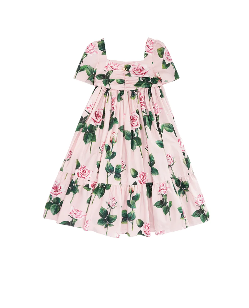 Детское платье Dolce&Gabbana Kids L53DE7-HS5S7-S, розовый цвет • Купить в интернет-магазине Kameron