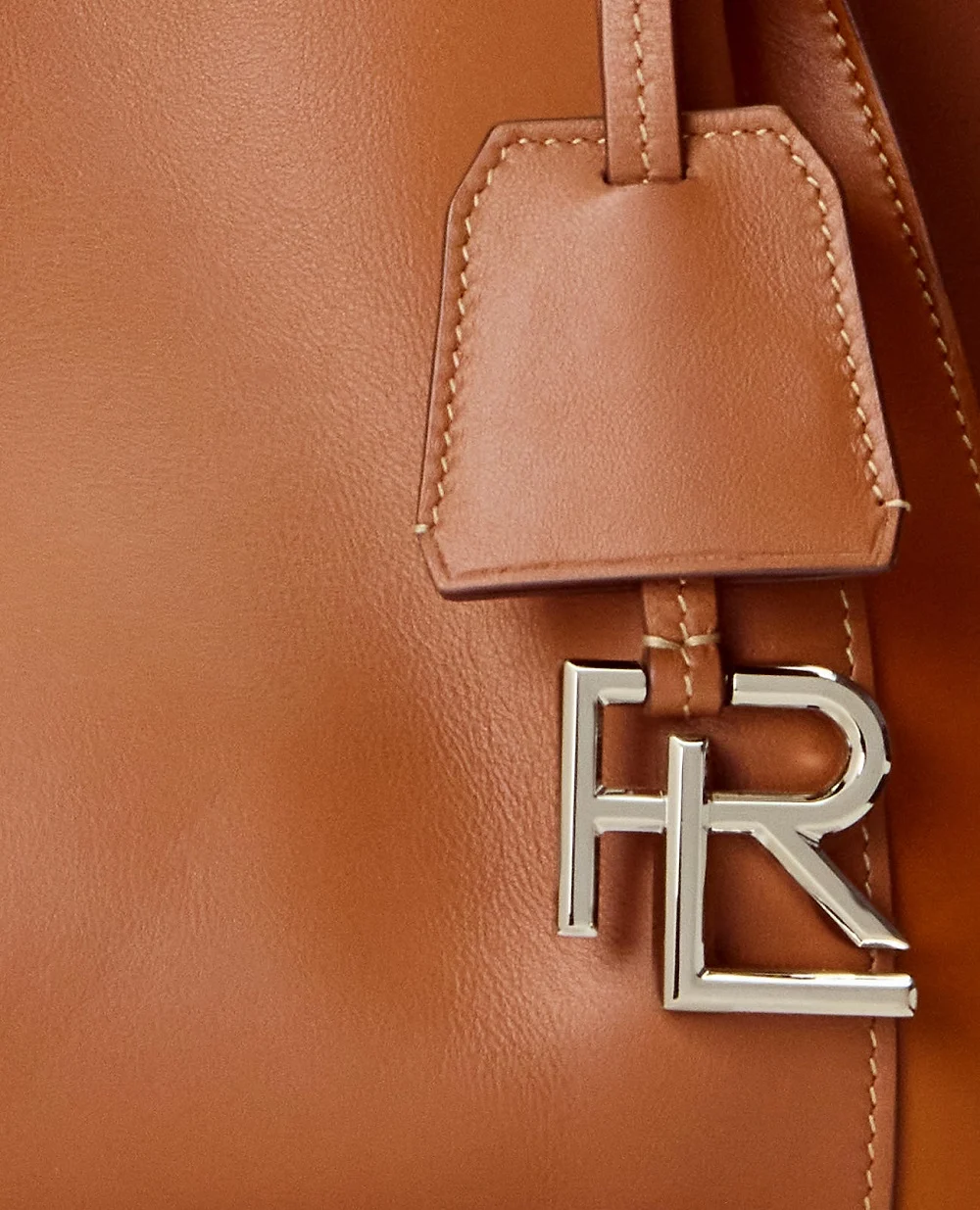 Міні-тоут з шкіри Ralph Lauren Collection 435961563002, коричневий колір • Купити в інтернет-магазині Kameron