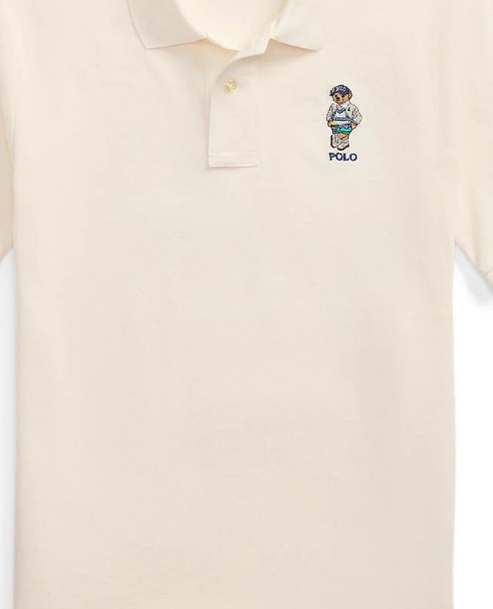 Детское поло Polo Bear Polo Ralph Lauren Kids 323973120001, бежевый цвет • Купить в интернет-магазине Kameron