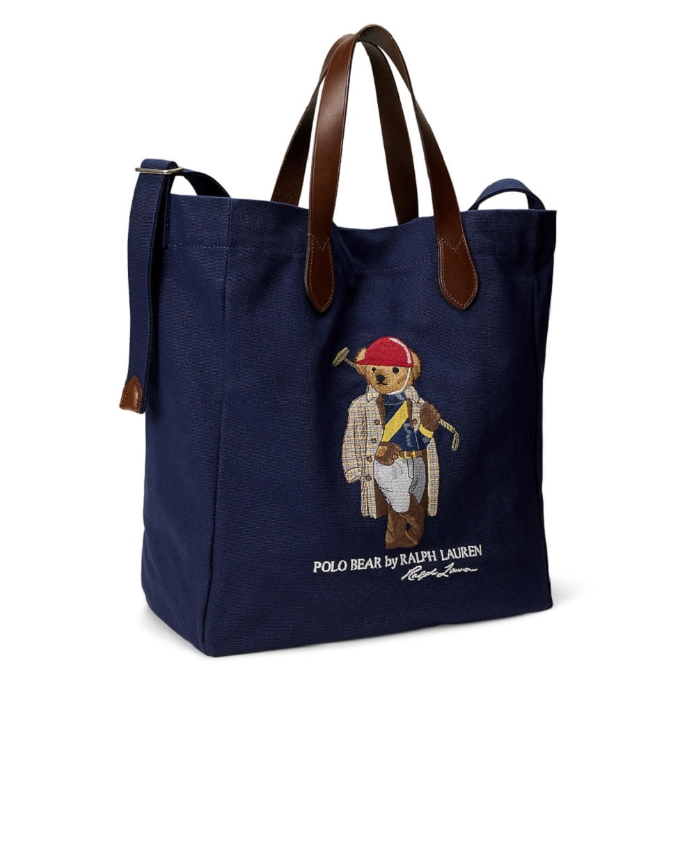 Сумка-шопер Polo Bear Polo Ralph Lauren 405P08098001, темно-синій колір • Купити в інтернет-магазині Kameron