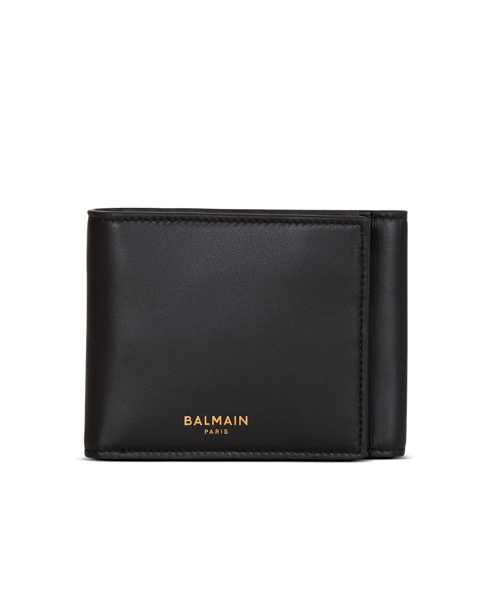 Портмоне з овечої шкіри Balmain HM1NE095LNSA, чорний колір • Купити в інтернет-магазині Kameron