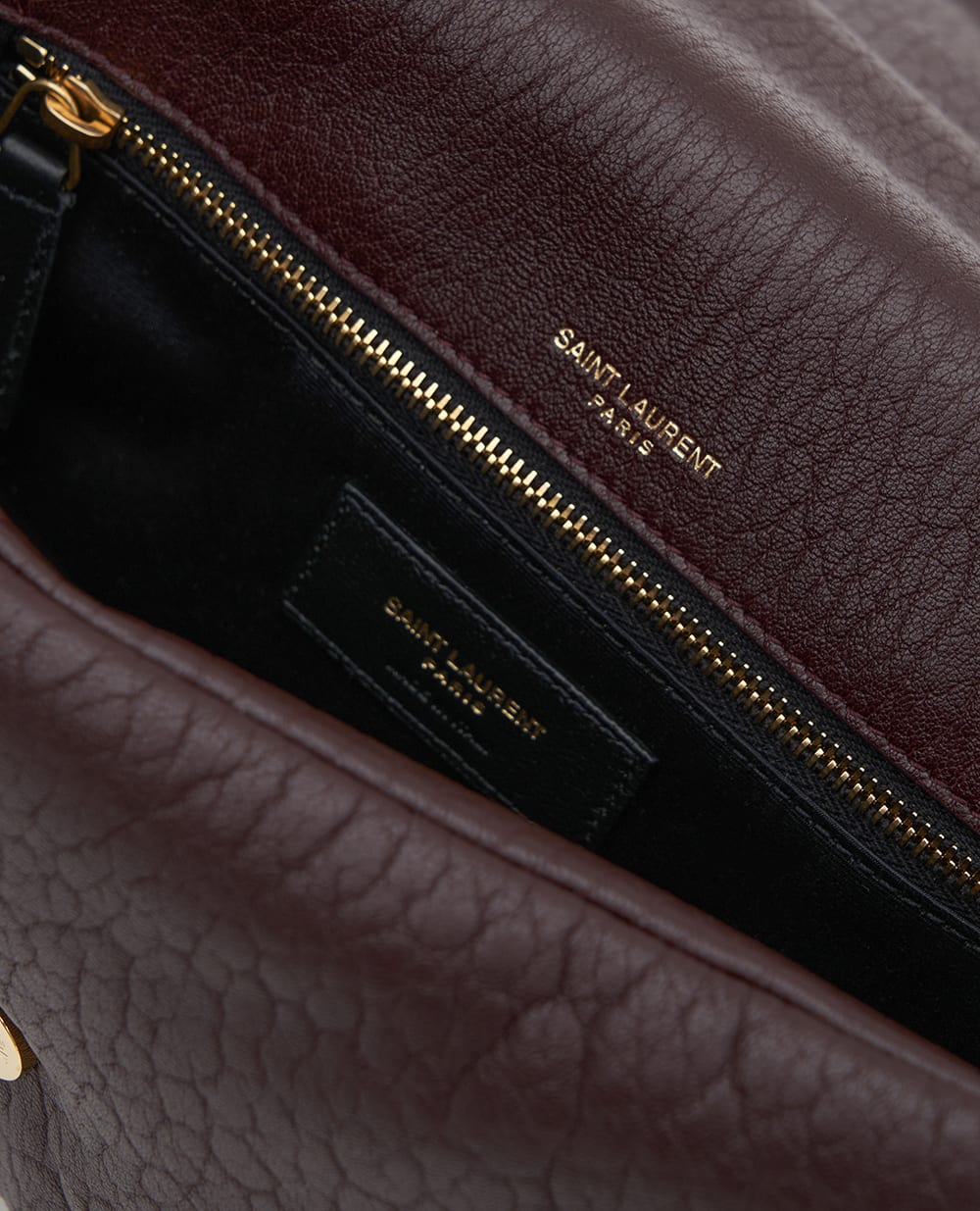 Кожаная сумка Сalypso Saint Laurent 800916-AACYT, коричневый цвет • Купить в интернет-магазине Kameron