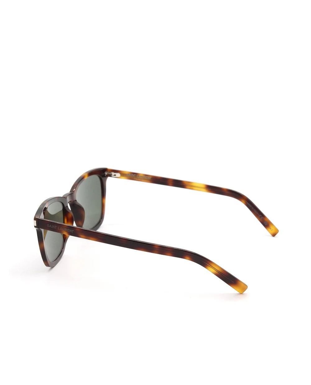 Солнцезащитные очки Saint Laurent SL 716 SLIM-003, темно-коричневый цвет • Купить в интернет-магазине Kameron