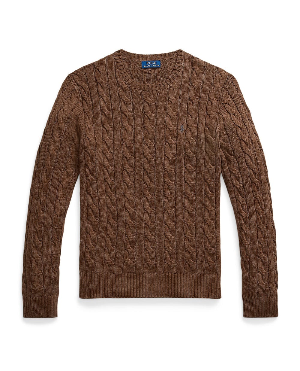 Джемпер с вышитым логотипом Polo Ralph Lauren 710775885520, коричневый цвет • Купить в интернет-магазине Kameron
