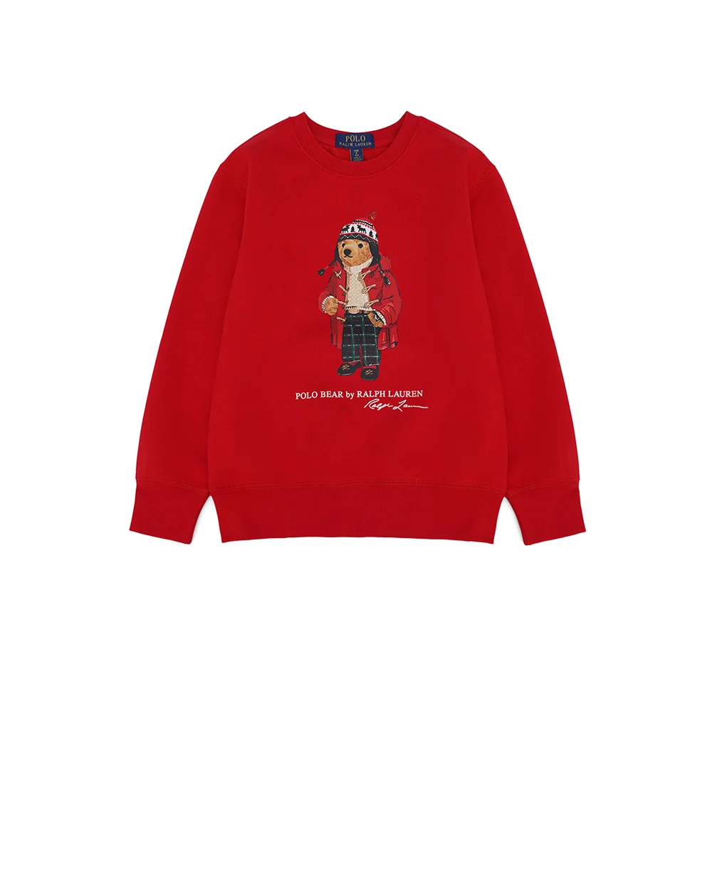 Детский свитшот Polo Bear Polo Ralph Lauren Kids 323960439001, красный цвет • Купить в интернет-магазине Kameron
