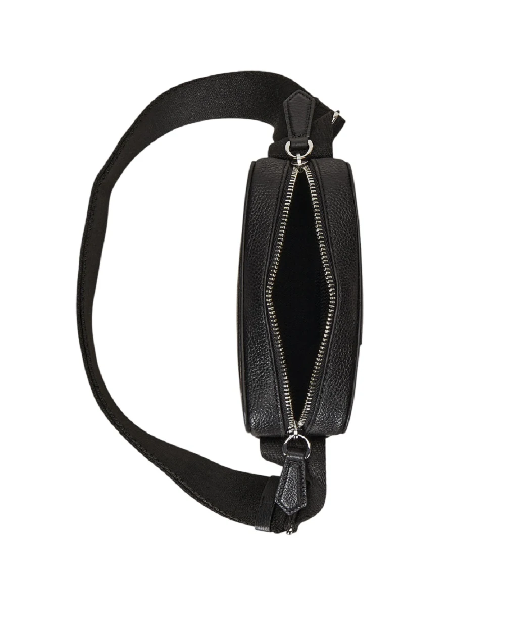 Сумка из кожи через плечо Polo Ralph Lauren 405974608001, черный цвет • Купить в интернет-магазине Kameron