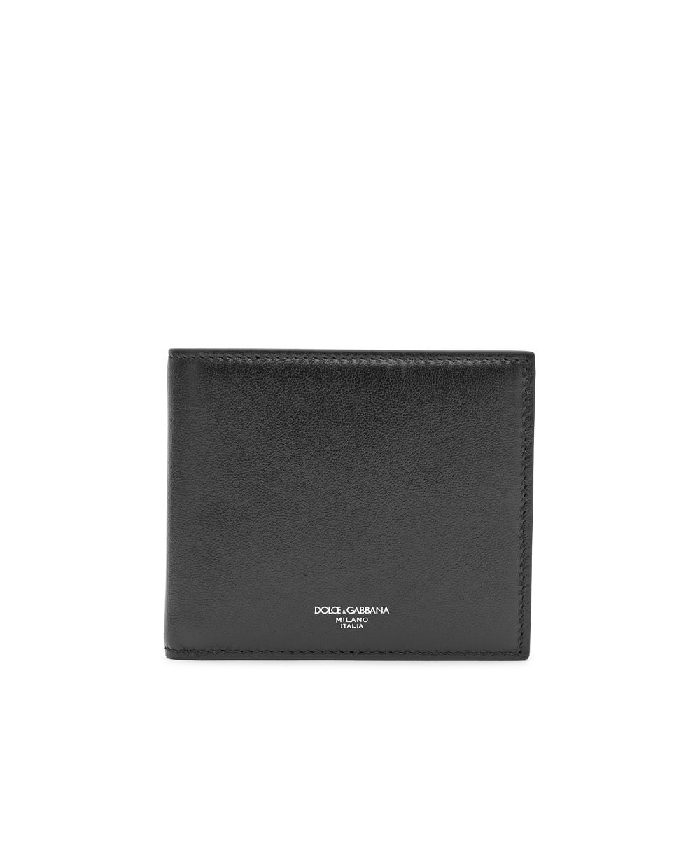 Кожаный портмоне Dolce&Gabbana BP1321-AV956, черный цвет • Купить в интернет-магазине Kameron