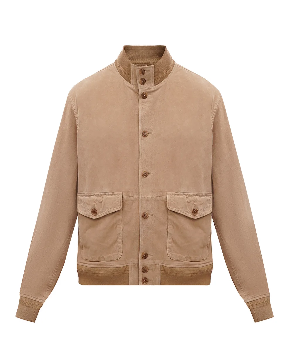 Замшевая куртка Polo Ralph Lauren 710955786001, бежевый цвет • Купить в интернет-магазине Kameron