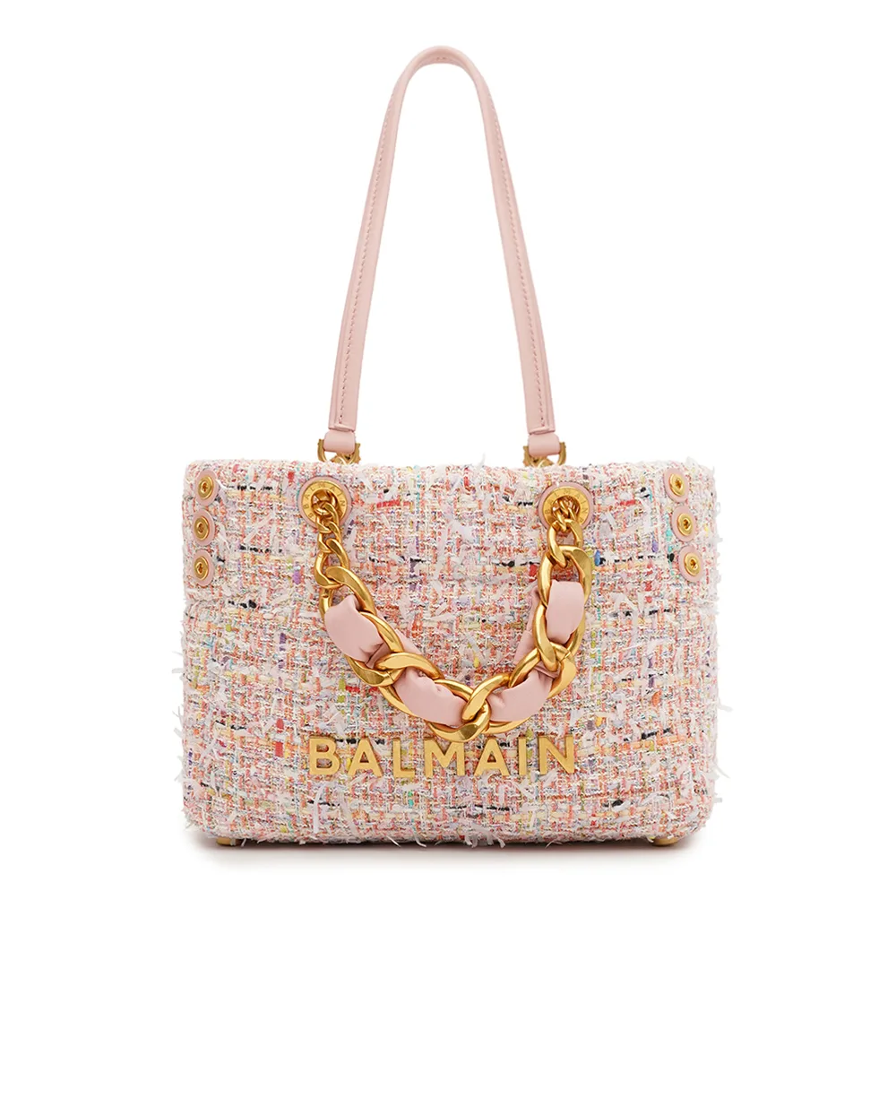 Сумка-тоут Soft Cabas 1945 Balmain HN4FD871TWRT, рожевий колір • Купити в інтернет-магазині Kameron