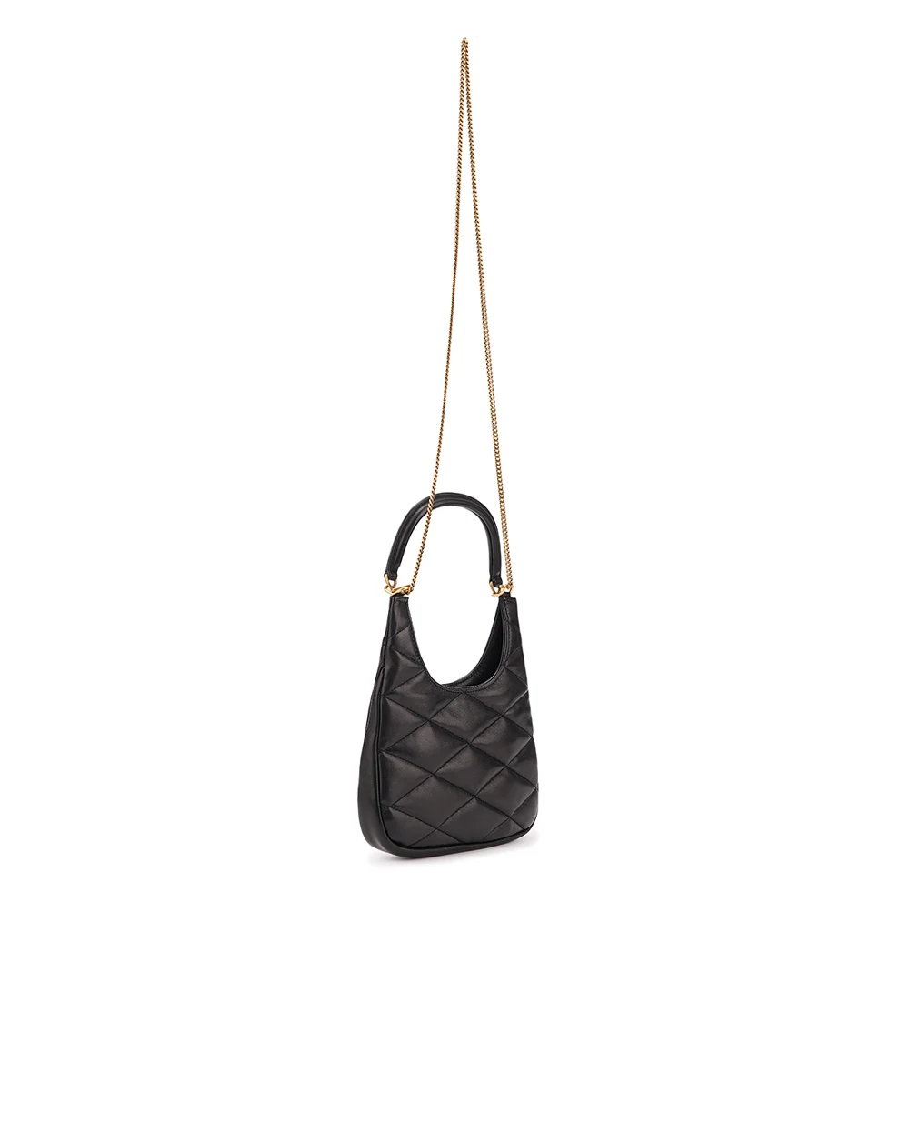 Кожаная сумка Sade Hobo Saint Laurent 793608-1EL07, черный цвет • Купить в интернет-магазине Kameron