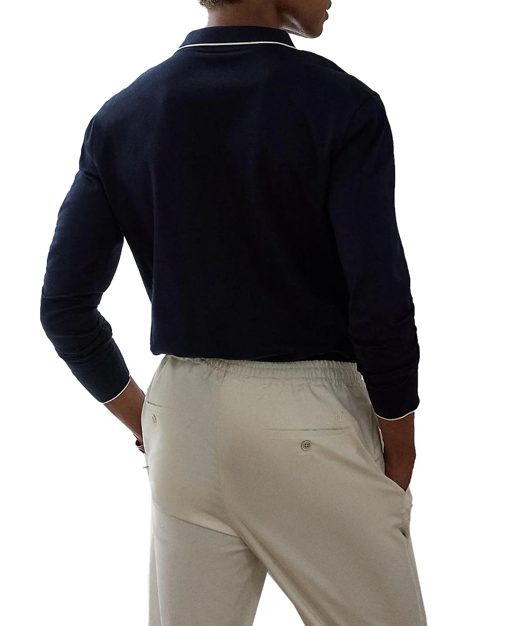 Поло Ralph Lauren Purple Label 790960615003, темно-синий цвет • Купить в интернет-магазине Kameron