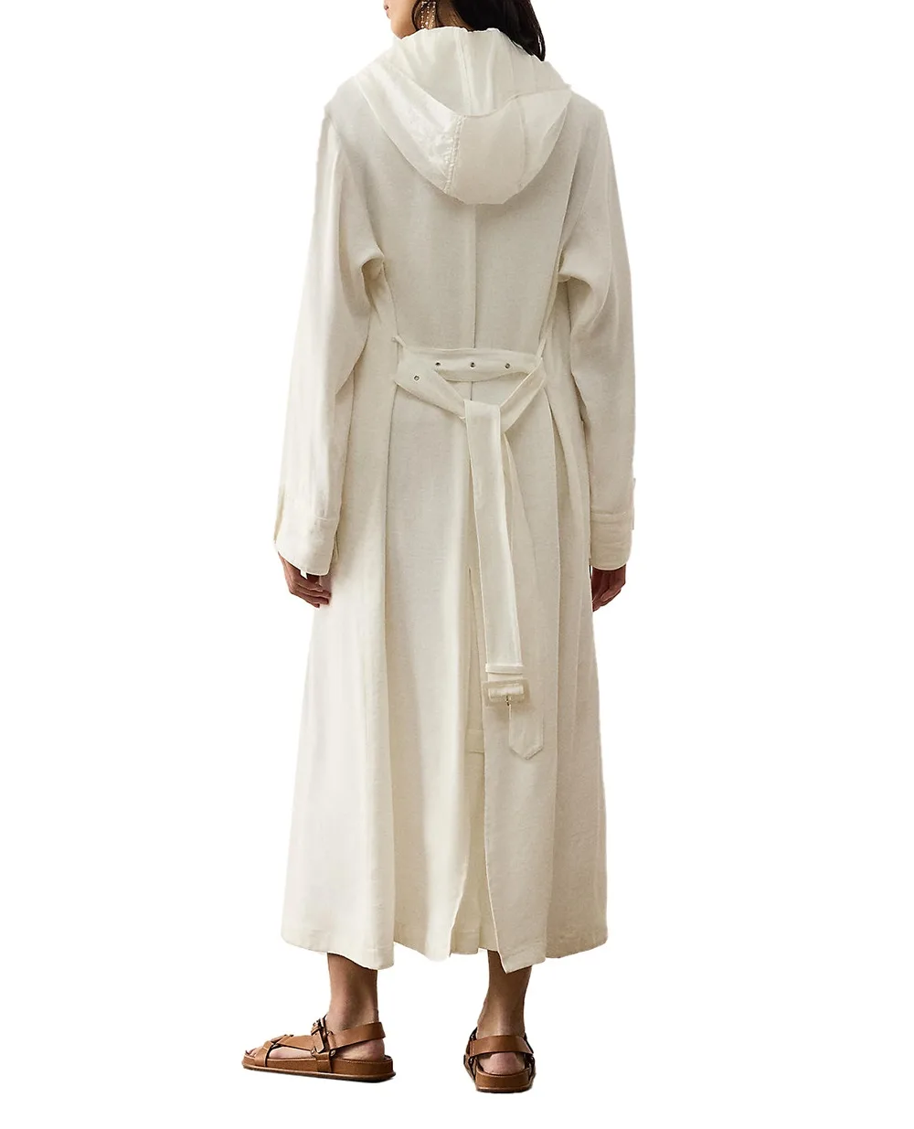 Льняной тренч Ralph Lauren Collection 290977722001, бежевый цвет • Купить в интернет-магазине Kameron