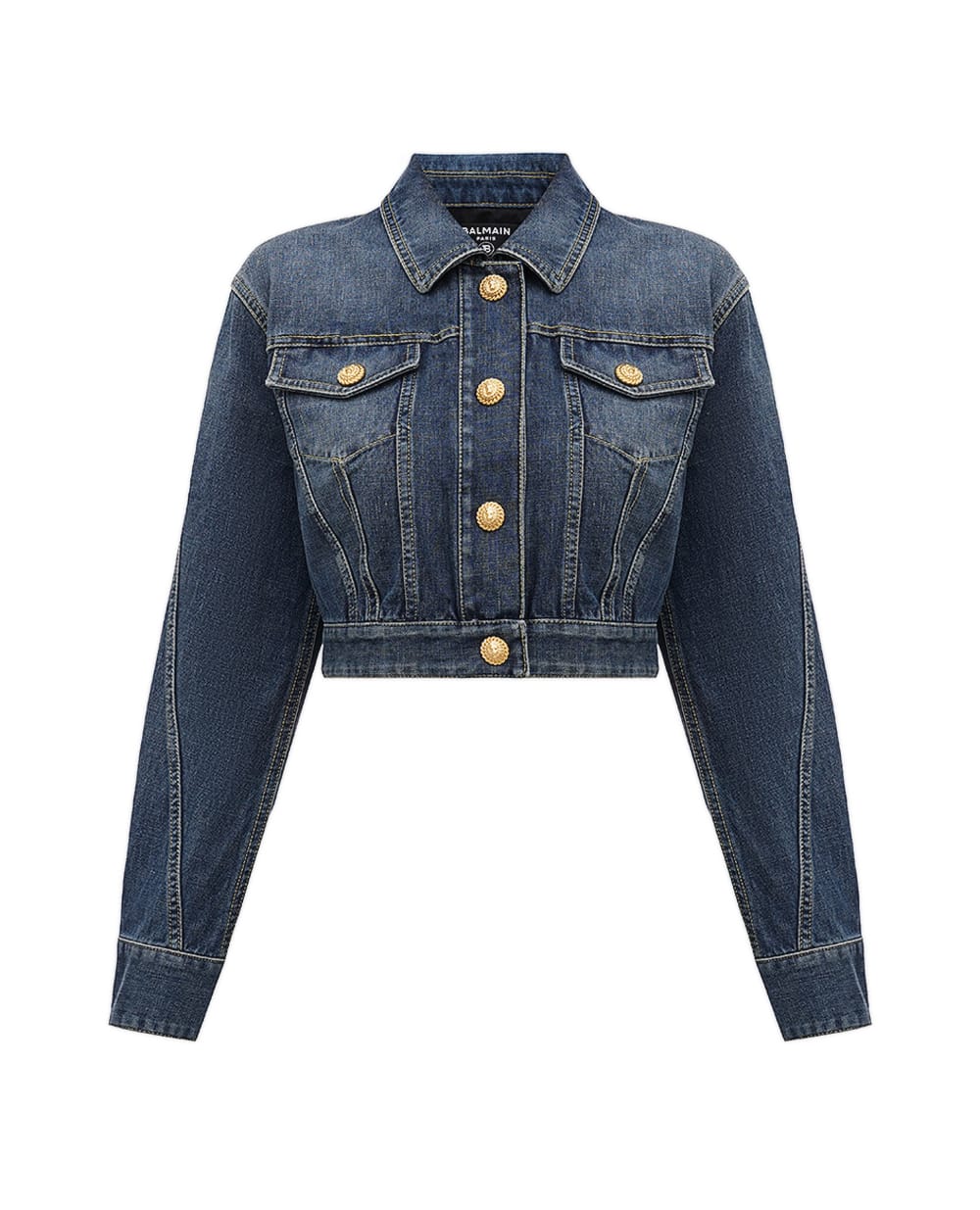 Джинсова куртка Balmain EF1TC180DF65, синій колір • Купити в інтернет-магазині Kameron