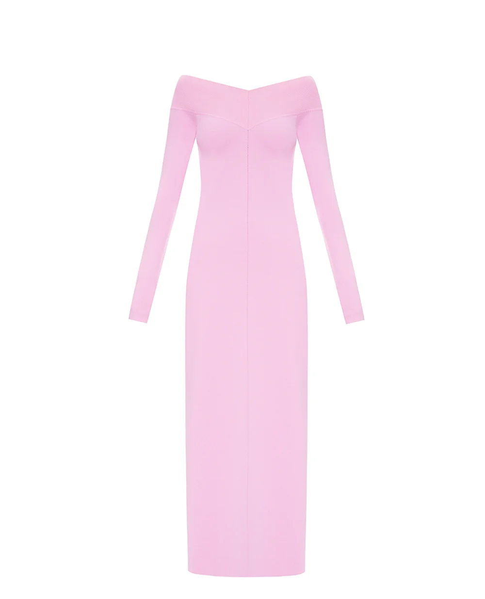 Платье с длинными рукавами Stella McCartney 6K11733S2543, розовый цвет • Купить в интернет-магазине Kameron