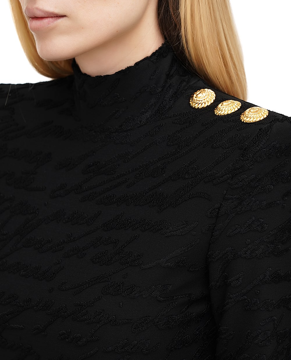 Платье Balmain EF1R9264JJ89, черный цвет • Купить в интернет-магазине Kameron