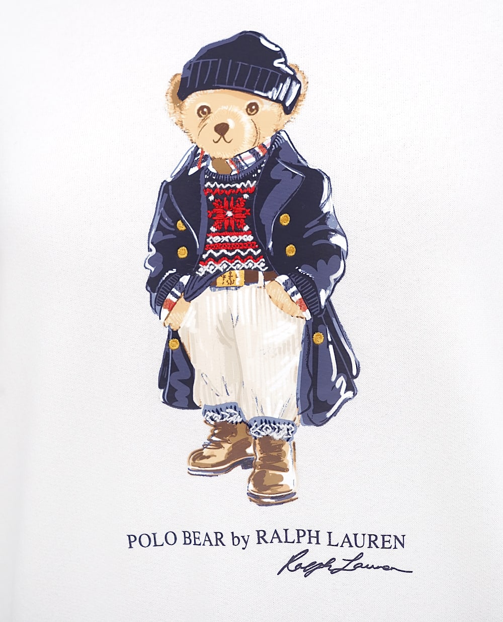 Свитшот Polo Bear Polo Ralph Lauren 211947947001, белый цвет • Купить в интернет-магазине Kameron