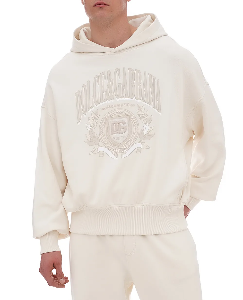 Худи (костюм) Dolce&Gabbana G9BJGZ-G7O2J, молочный цвет • Купить в интернет-магазине Kameron